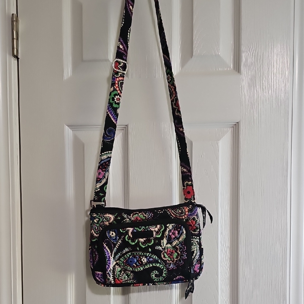 Vera Bradley Kiev Paisley Mini Hipster Crossbody Bag Purse